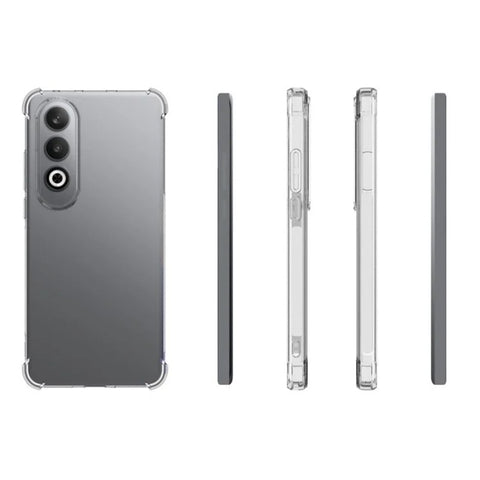 WANLONFENG For OnePlus Nord CE4 5G Back Cover  TM Series 2.0mm Clear TPU Phone Case (Big Lens Hole)