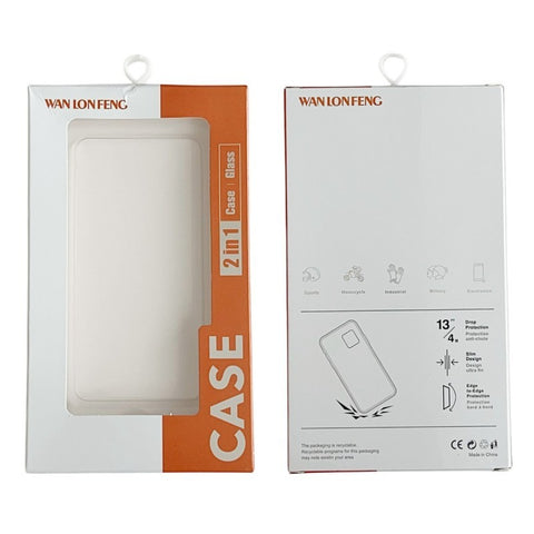 WANLONFENG For iPhone 14 Plus Case Compatible with MagSafe  QB Series PC TPU Phone Cover with Screen Film