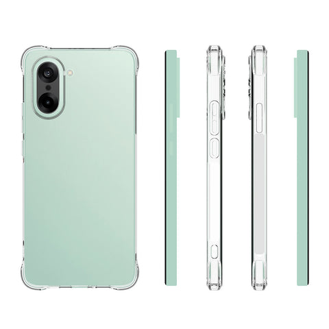 WANLONFENG For OnePlus Nord CE5 5G / Ace 5 Racing 5G Clear TPU Case  TM Series 2.0mm Phone Back Cover
