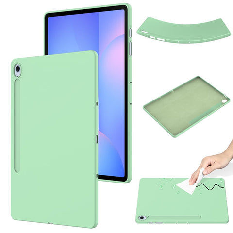 For Samsung Galaxy Tab S10 FE+ Case Liquid Silicone Anti-Scratch Tablet Cover