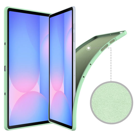 For Samsung Galaxy Tab S10 FE+ Case Liquid Silicone Anti-Scratch Tablet Cover