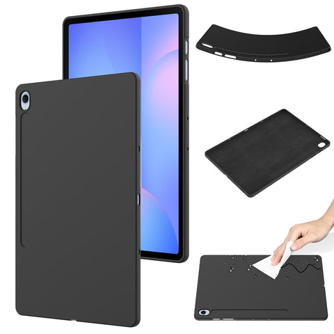 For Samsung Galaxy Tab S10 FE+ Case Liquid Silicone Anti-Scratch Tablet Cover