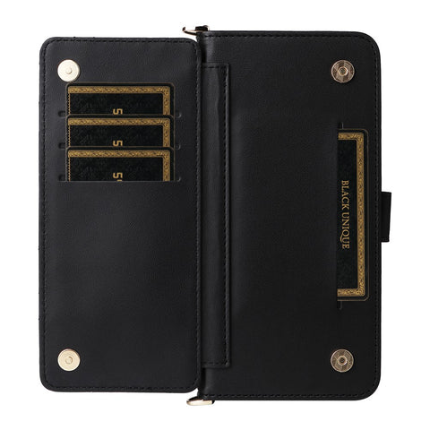 For OnePlus Nord CE5 5G / Ace 5 Racing 5G Case with Shoulder  /  Wrist Strap Leather Phone Cover Stand Wallet
