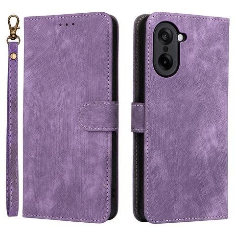 For OnePlus Nord CE5 5G / Ace 5 Racing 5G Case Wallet RFID Blocking PU Leather Phone Cover Stand with Strap