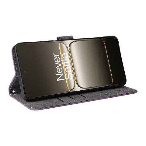 For OnePlus Nord CE5 5G / Ace 5 Racing 5G Case Wallet RFID Blocking PU Leather Phone Cover Stand with Strap