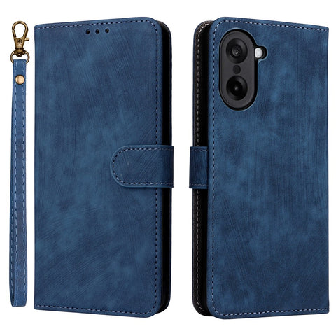For OnePlus Nord CE5 5G / Ace 5 Racing 5G Case Wallet RFID Blocking PU Leather Phone Cover Stand with Strap