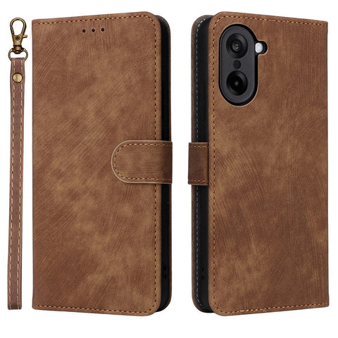 For OnePlus Nord CE5 5G / Ace 5 Racing 5G Case Wallet RFID Blocking PU Leather Phone Cover Stand with Strap