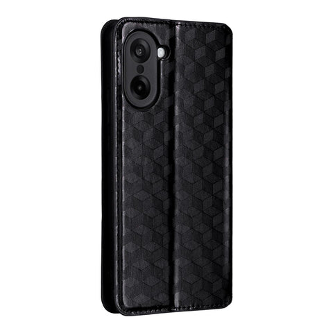 For OnePlus Nord CE5 5G / Ace 5 Racing 5G Case Wallet Rhombus Imprinted Leather Phone Cover