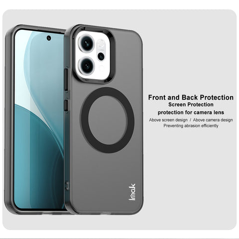 IMAK For Oppo Reno14 F 5G Magnetic Case PC + TPU Protective Phone Back Cover