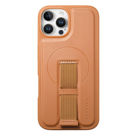 CASENEO For iPhone 12 Pro Max 6.7 inch Magnetic Case  Wristband PU Leather + PC Shockproof Phone Cover