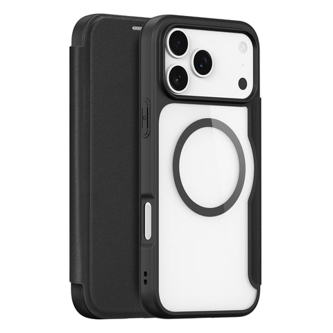 DUX DUCIS For iPhone 17 Pro Max Leather Case  Skin X Pro Series Flip Cover Compatible with MagSafe