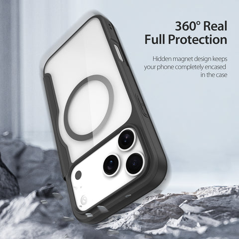 DUX DUCIS For iPhone 17 Pro Max Leather Case  Skin X Pro Series Flip Cover Compatible with MagSafe
