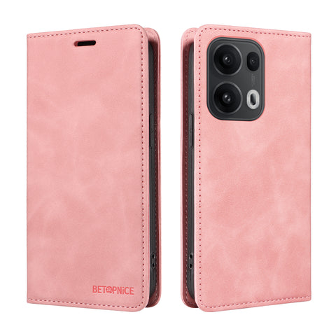 BETOPNICE For Oppo Reno14 Pro 5G (China) / Oppo Reno13 Pro 5G / Oppo Reno14 Pro 5G (Global) Case  Magnetic Closure RFID Blocking Wallet Stand Leather Phone Cover