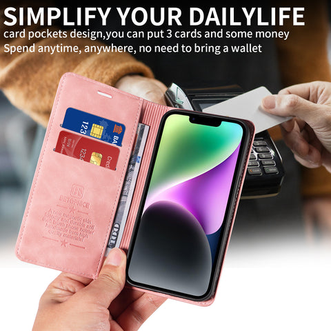 BETOPNICE For Oppo Reno14 Pro 5G (China) / Oppo Reno13 Pro 5G / Oppo Reno14 Pro 5G (Global) Case  Magnetic Closure RFID Blocking Wallet Stand Leather Phone Cover