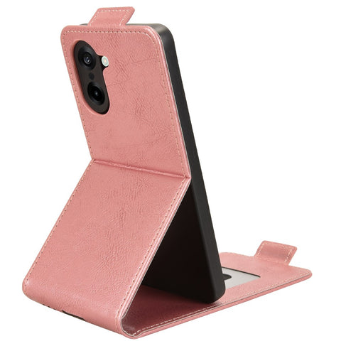 For OnePlus Nord CE5 5G / Ace 5 Racing 5G Stand Case Magnetic Clasp Vertical Flip Leather Phone Cover with Card Holder