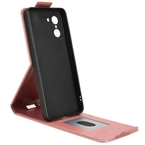 For OnePlus Nord CE5 5G / Ace 5 Racing 5G Stand Case Magnetic Clasp Vertical Flip Leather Phone Cover with Card Holder