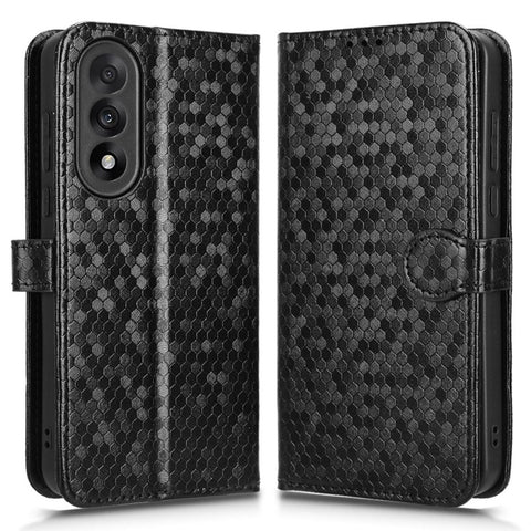For OnePlus Nord 5 5G / Ace 5 Ultra 5G Wallet Case Dot Pattern Imprint PU Leather Phone Cover with Wrist Strap