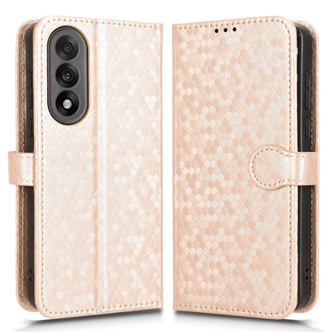 For OnePlus Nord 5 5G / Ace 5 Ultra 5G Wallet Case Dot Pattern Imprint PU Leather Phone Cover with Wrist Strap