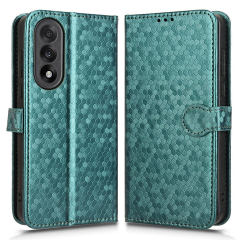 For OnePlus Nord 5 5G / Ace 5 Ultra 5G Wallet Case Dot Pattern Imprint PU Leather Phone Cover with Wrist Strap