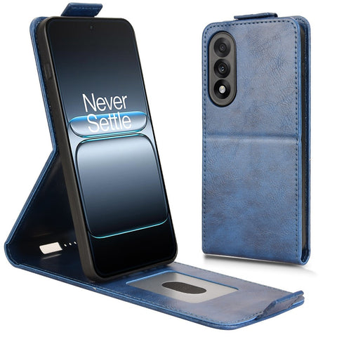 For OnePlus Nord 5 5G / Ace 5 Ultra 5G Stand Case Magnetic Clasp Vertical Flip Leather Phone Cover with Card Holder