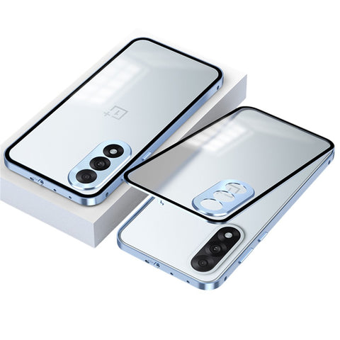 For OnePlus Nord 5 5G / Ace 5 Ultra 5G Matte Case Aluminium Alloy + PC Phone Cover Pop-Up Snap Lock