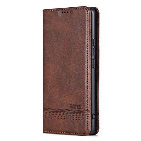 AZNS For Oppo Reno14 Pro 5G (Global) Case Cowhide Texture PU Leather Wallet Phone Cover