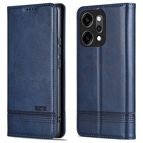 AZNS For Oppo Reno14 Pro 5G (Global) Case Cowhide Texture PU Leather Wallet Phone Cover