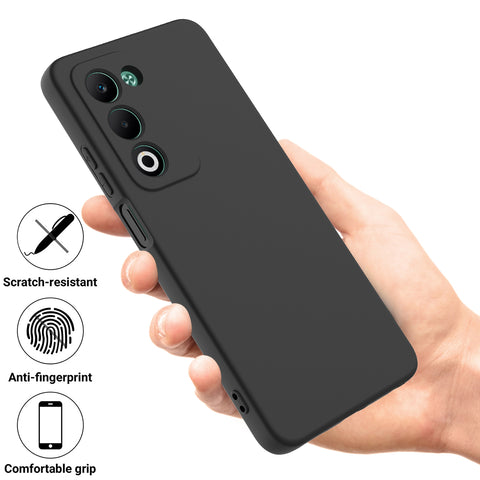 For Oppo A5 5G / Oppo A5 4G Liquid Silicone Case Phone Back Cover with Hand Strap