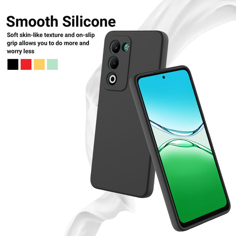 For Oppo A5 5G / Oppo A5 4G Liquid Silicone Case Phone Back Cover with Hand Strap