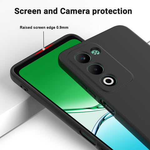 For Oppo A5 5G / Oppo A5 4G Liquid Silicone Case Phone Back Cover with Hand Strap