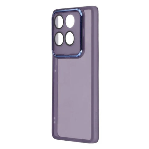 WANLONFENG For Motorola Edge 60 Fusion 5G TPU Case  DKSM Series Electroplated Frame Back Cover with Tempered Glass
