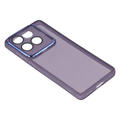 WANLONFENG For Motorola Edge 60 Fusion 5G TPU Case  DKSM Series Electroplated Frame Back Cover with Tempered Glass