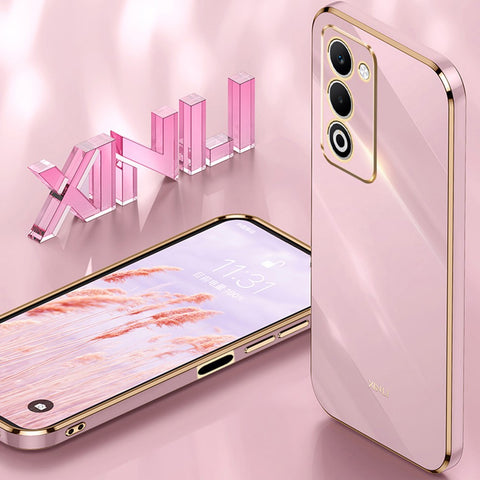 XINLI For Oppo A5 5G  /  4G Case TPU Phone Cover with Electroplating Frame