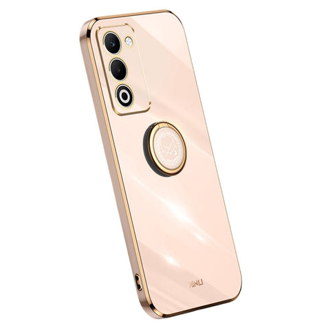 XINLI For Oppo A5 5G  /  4G Case Ring Kickstand Electroplating TPU Phone Cover