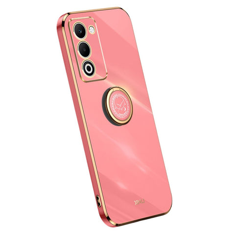 XINLI For Oppo A5 5G  /  4G Case Ring Kickstand Electroplating TPU Phone Cover