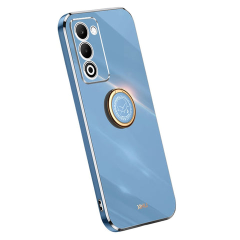 XINLI For Oppo A5 5G  /  4G Case Ring Kickstand Electroplating TPU Phone Cover