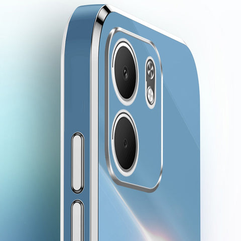 XINLI For Oppo A5x 5G Case Ring Kickstand Electroplating TPU Phone Cover