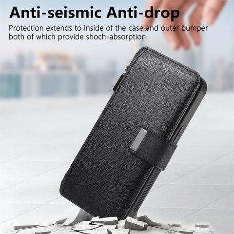 CASENEO For Oppo Reno14 Pro 5G (Global) Case  MW-02 Detachable Magnetic Leather Flip Phone Cover