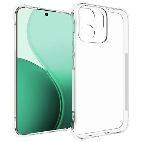 WANLONFENG For Oppo Reno14 5G (Global) Clear TPU Case  TM Series 2.0mm Phone Back Cover