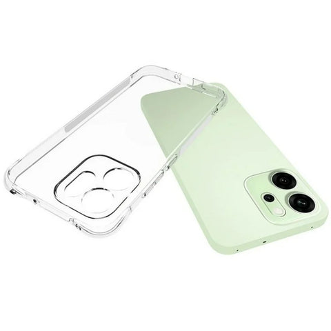 WANLONFENG For Oppo Reno14 5G (Global) Clear TPU Case  TM Series 2.0mm Phone Back Cover