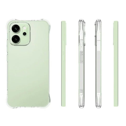 WANLONFENG For Oppo Reno14 5G (Global) Clear TPU Case  TM Series 2.0mm Phone Back Cover