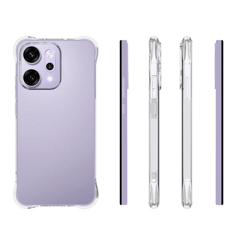 WANLONFENG For Oppo Reno14 Pro 5G (Global) Case  WL Series 2.0mm TPU Phone Cover with Tempered Glass Film