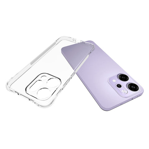 WANLONFENG For Oppo Reno14 Pro 5G (Global) Case  WL Series 2.0mm TPU Phone Cover with Tempered Glass Film