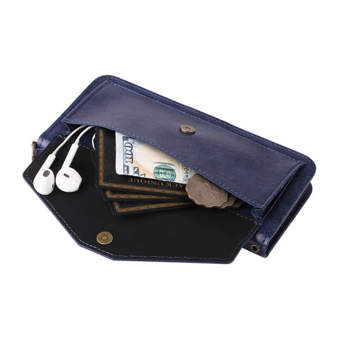 For Oppo A5 Pro 5G (Global)  /  A5 Pro 4G (Global) Leather Case Magnetic Closure Wallet Stand Phone Cover with Crossbody Strap