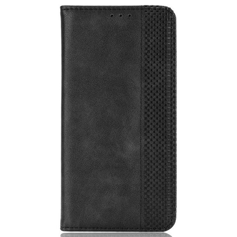 Retro Texture Imprinted Phone Case For Huawei nova 10z 4G / Honor X20 SE, PU Leather Wallet Stand Magnetic Auto-absorbed Anti-scratch Smartphone Cover