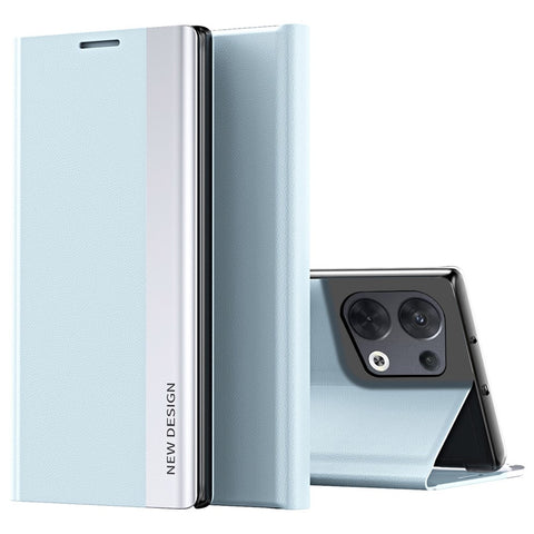 For Oppo Reno8 Pro+ 5G (Global Version) / Reno8 Pro 5G (Global Version) Collision Resistant PU Leather Flip Stand Cover Electroplating Phone Case