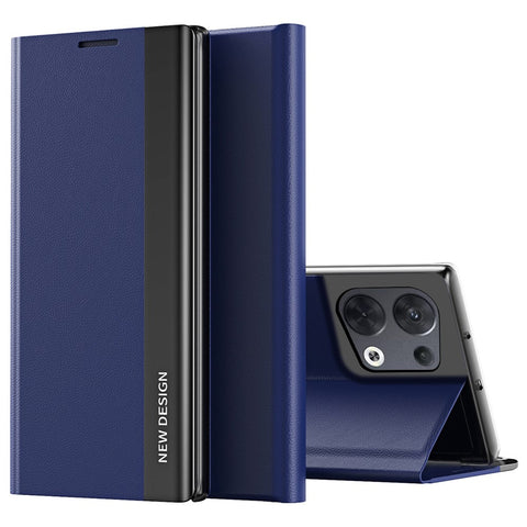 For Oppo Reno8 Pro+ 5G (Global Version) / Reno8 Pro 5G (Global Version) Collision Resistant PU Leather Flip Stand Cover Electroplating Phone Case