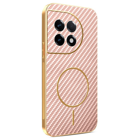 For OnePlus Ace 2 5G  /  11R 5G Phone Case Carbon Fiber Textured Electroplated TPU Back Cover