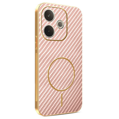 For Oppo A5 Pro 4G (Global) / 5G (Global) Phone Case Carbon Fiber Textured Electroplated TPU Back Cover