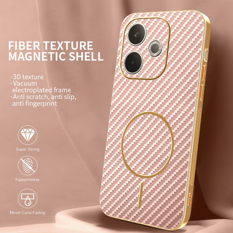 For Oppo A5 Pro 4G (Global) / 5G (Global) Phone Case Carbon Fiber Textured Electroplated TPU Back Cover